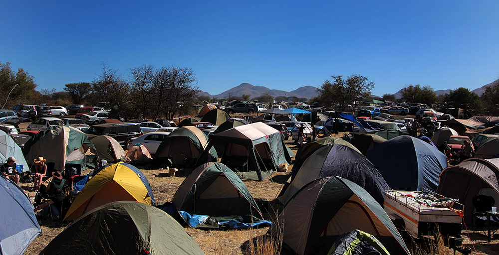 Tents at OppiKoppi, as far as the eye can see.