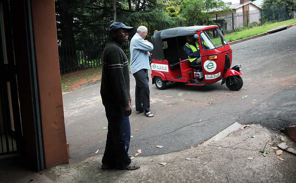 Tuktuk arrival