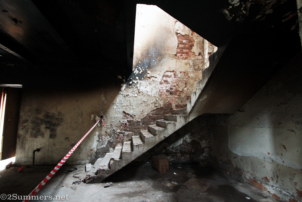 Stairwell inside the Rissik Street Post Office.