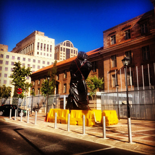 covered statue instagram