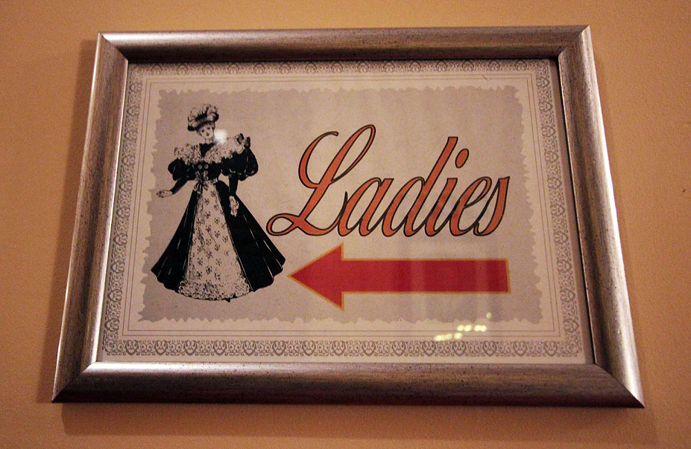 ladies sign