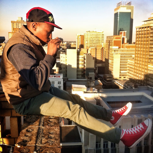 Andile on the edge