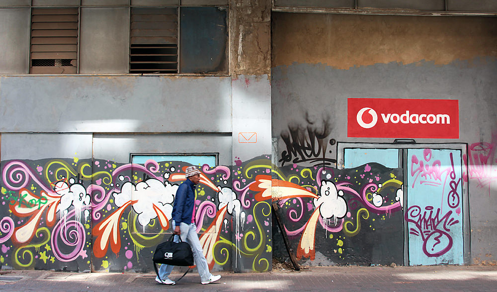Vodacom graffiti