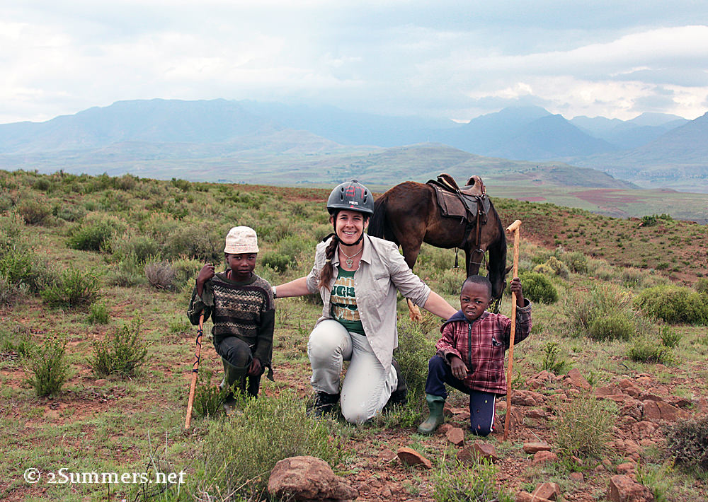 Heather on horseride