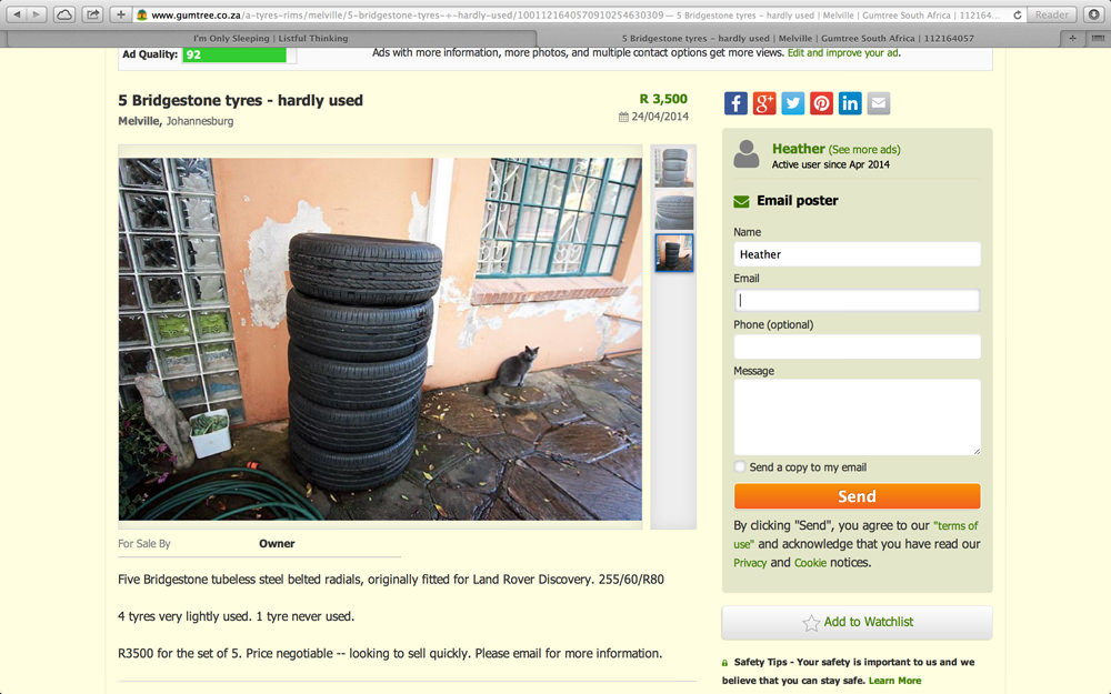 Gumtree screenshot