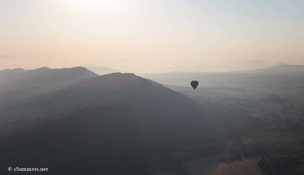 Balloon silhouette