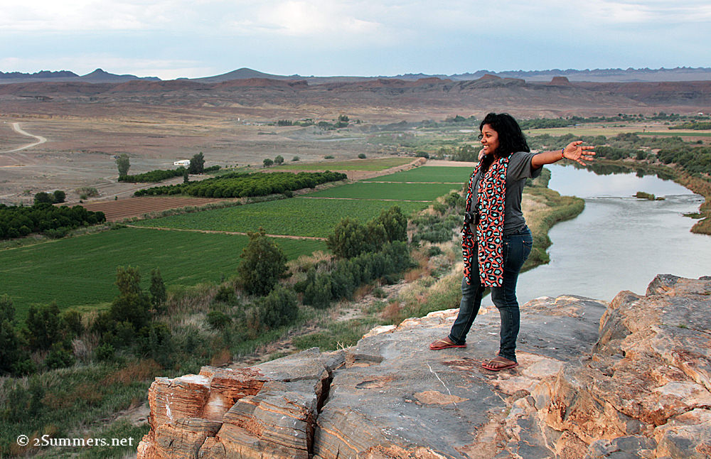 Meruschka on top of the world