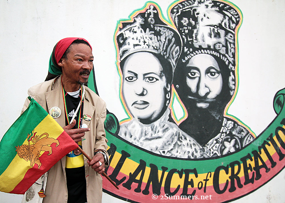 Zeb with King and Queen