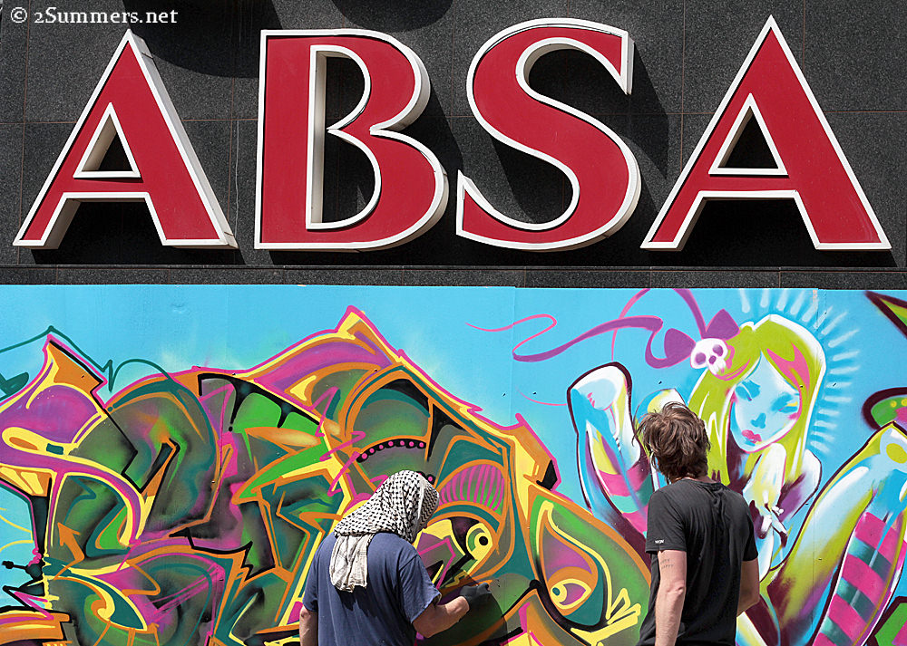Absa and graffiti