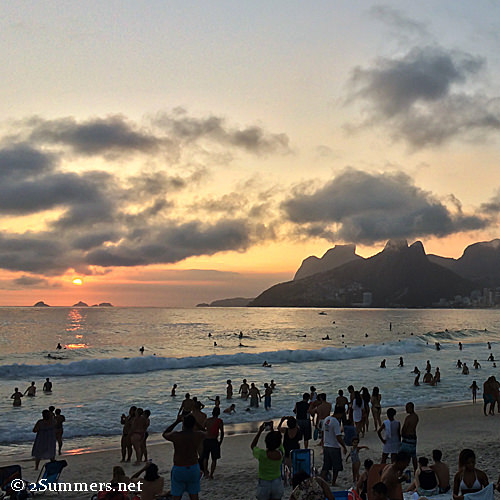 Moment 10 - Sunset on Ipanema