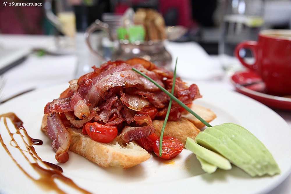 Park Cafe bacon breakfast