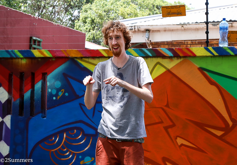 Westdene graffiti wall and Bias