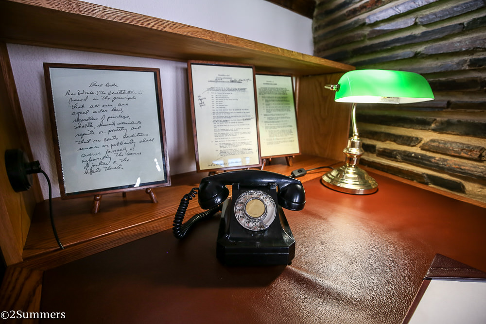 Desk at the L. Ron Hubbard House