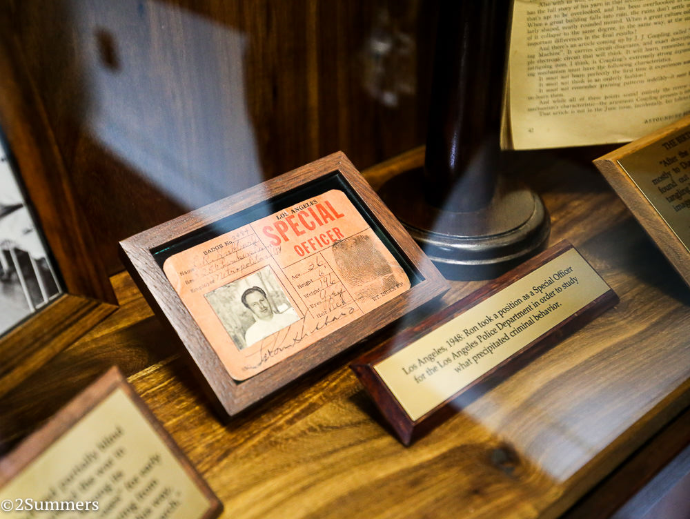 Memorabilia at the L. Ron Hubbard House