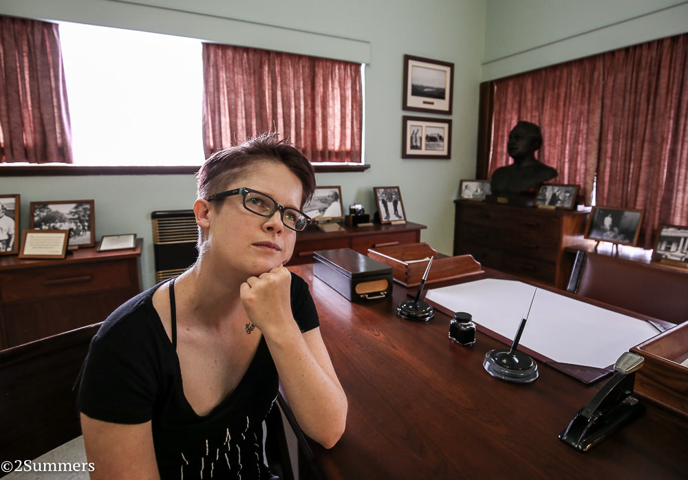 Ang at L. Ron Hubbard’s desk