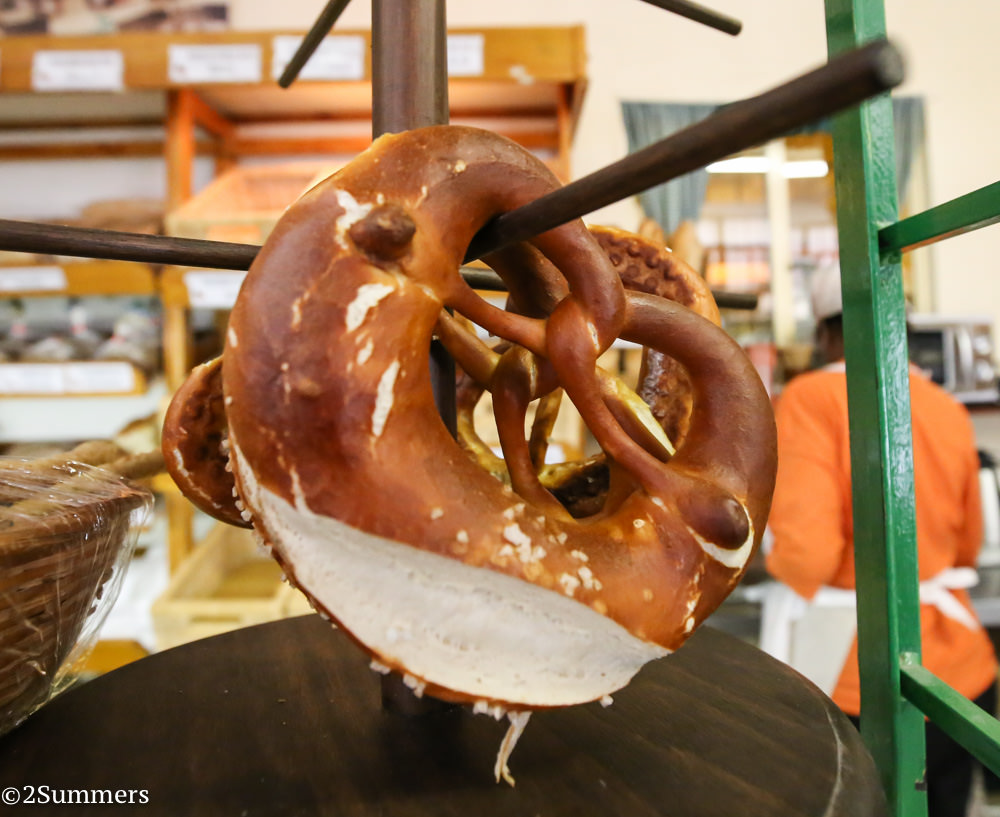 German pretzels at Black Forest Bakery