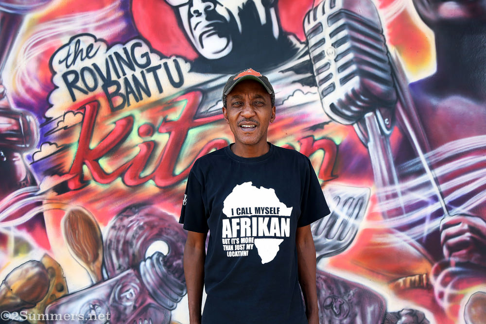 Sifiso at the Roving Bantu Kitchen