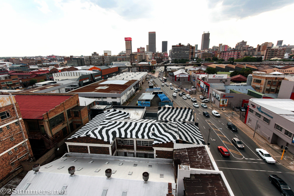 Joburg skyline from Artisan Lofts