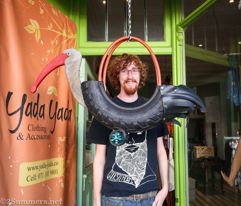 Ray and hadeda planter