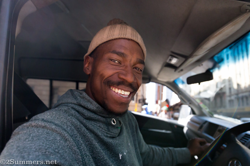 Taxi driver portrait