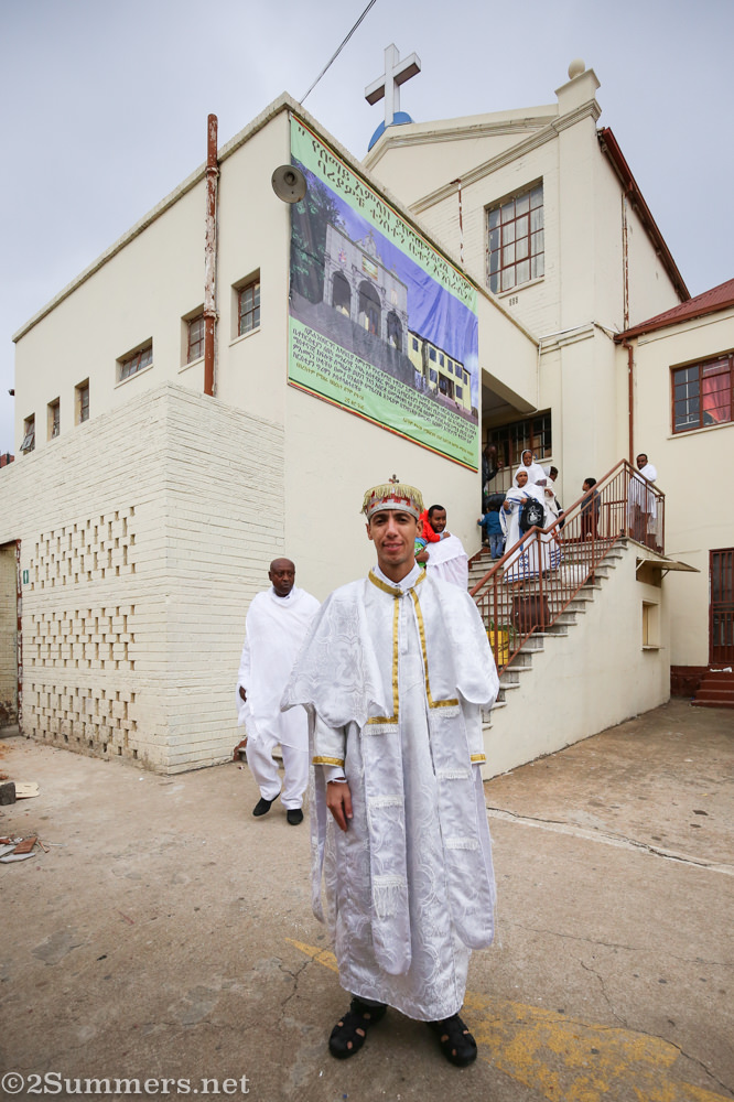 Marvin, deacon at Ethiopian Tewahedo church 