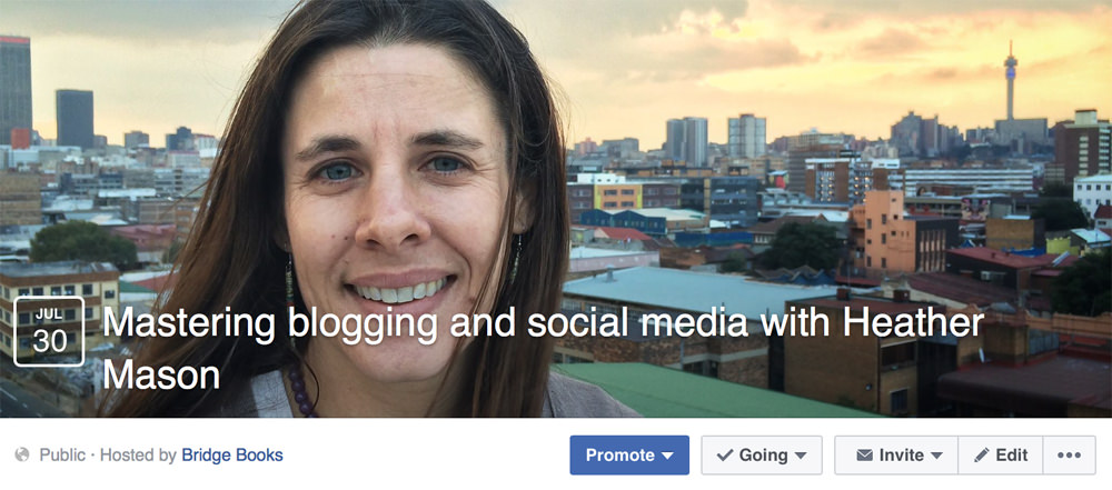 Heather blogging course Facebook