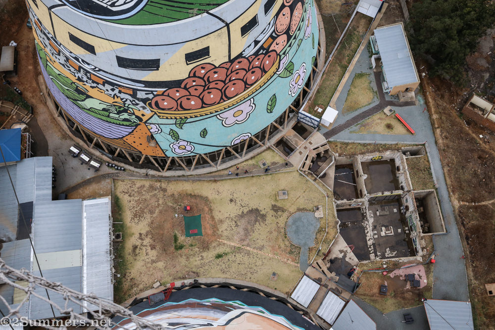 Looking down from the Orlando Towers
