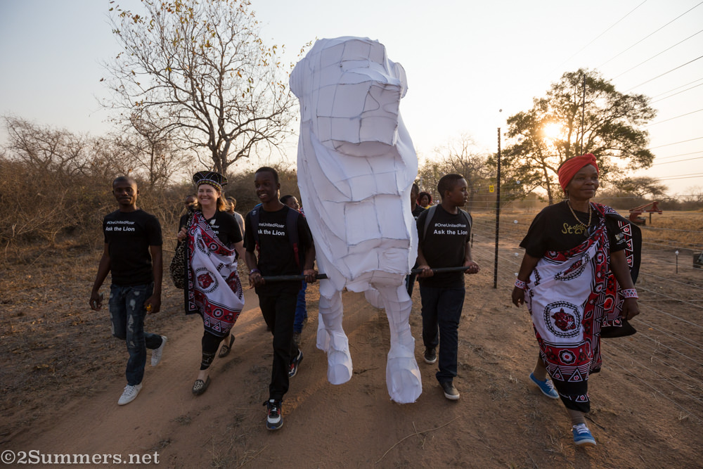 Linda Tucker and Shangaan people