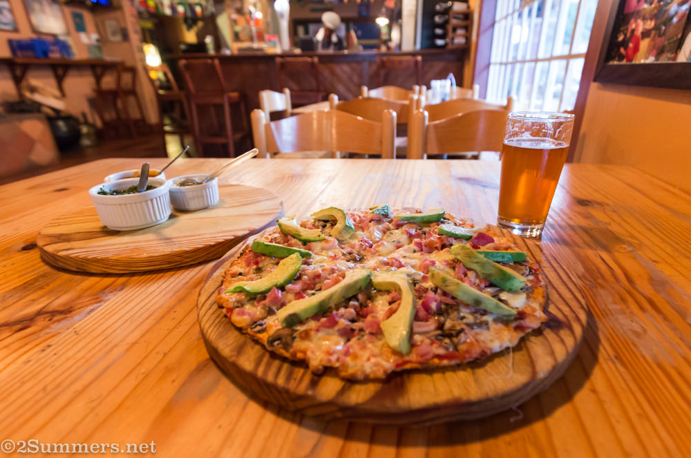 Pizza from the Pot & Plough in Haenertsburg