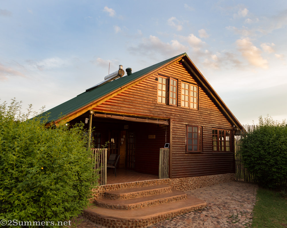 Stone Hill cabin from the back
