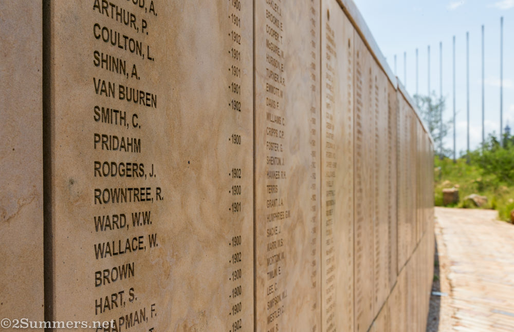 Freedom Park Wall of Names