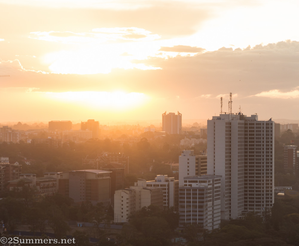 Sunset from KICC
