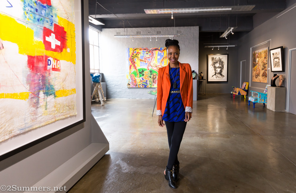 Nonhlanhla Mahlangu in Art Eye gallery