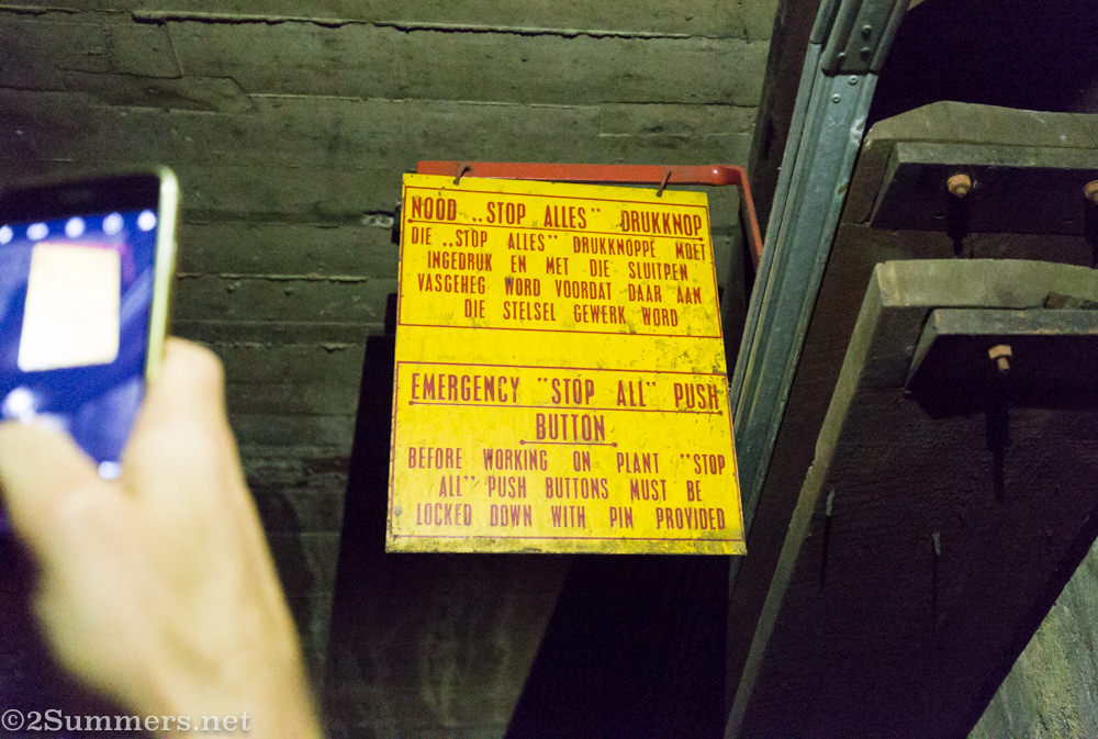 Sign in Jeppe Post Office tunnel