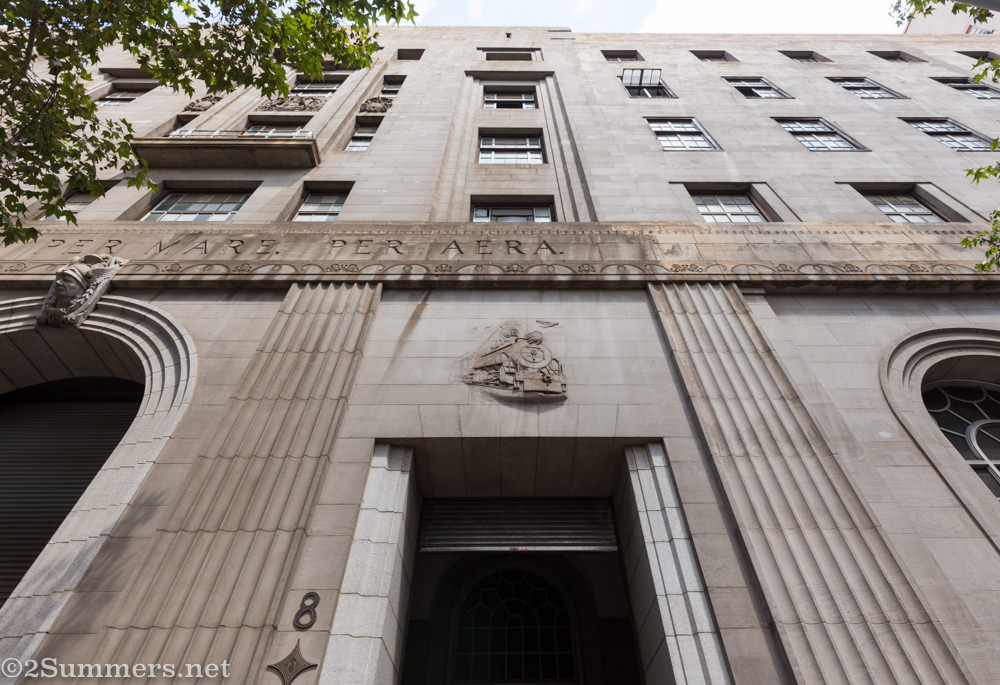 Looking up at the Jeppe Post Office