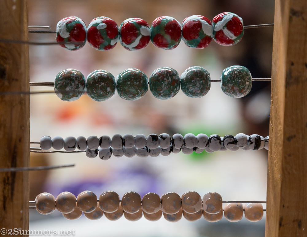 Beads drying