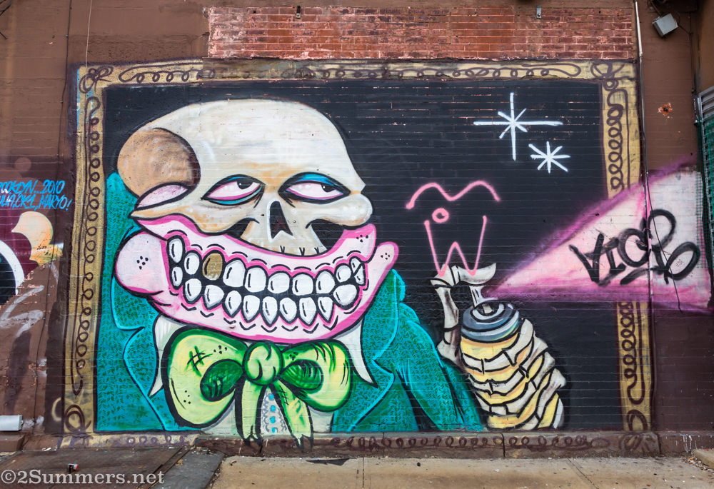 Graffiti wall in Bed-Stuy