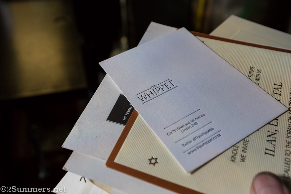 The Whippet cards printed at PrintALine in Malvern