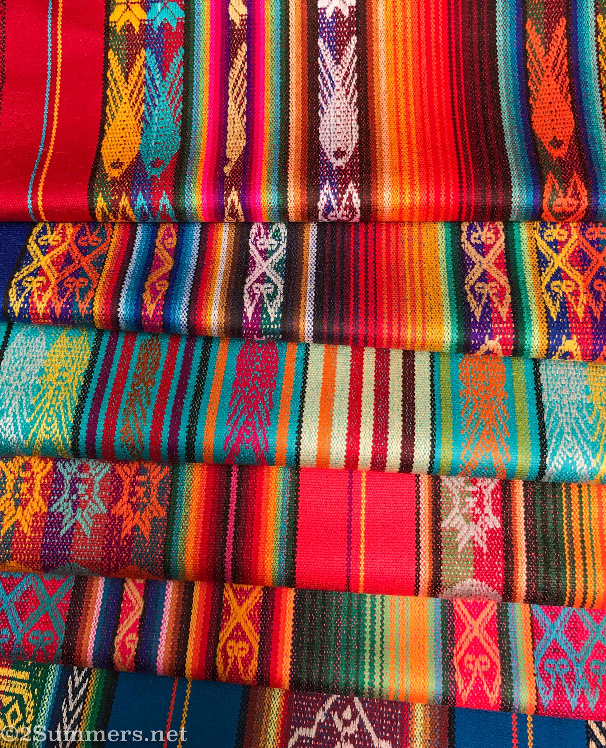 Fabric in Mexico City market