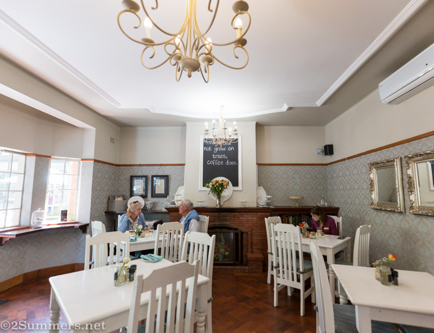 Dining room at the Victorian Secret in Benoni