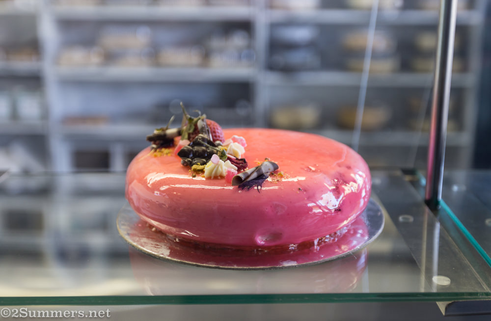 Fancy cake at Cafe Patisse