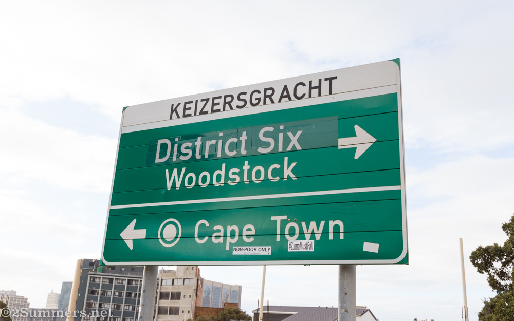 District Six street sign