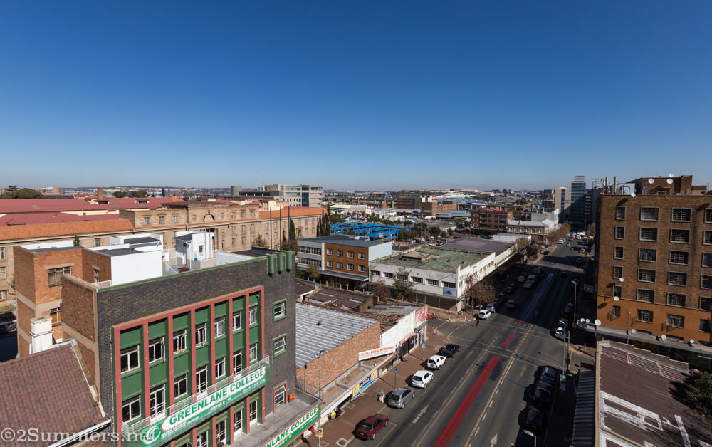 View from top of Master Mansions
