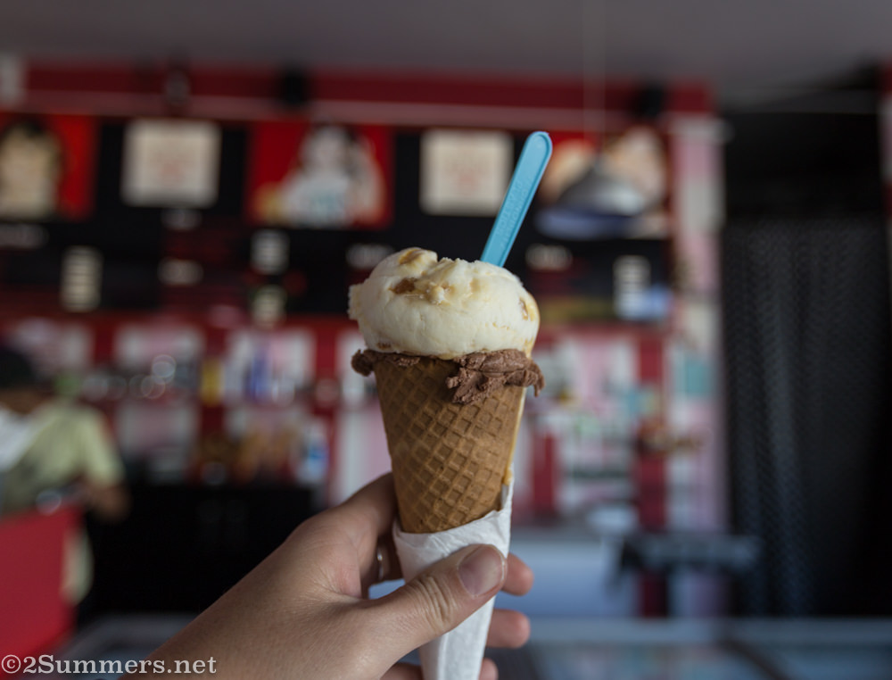 Ice cream cone from Royal Danish