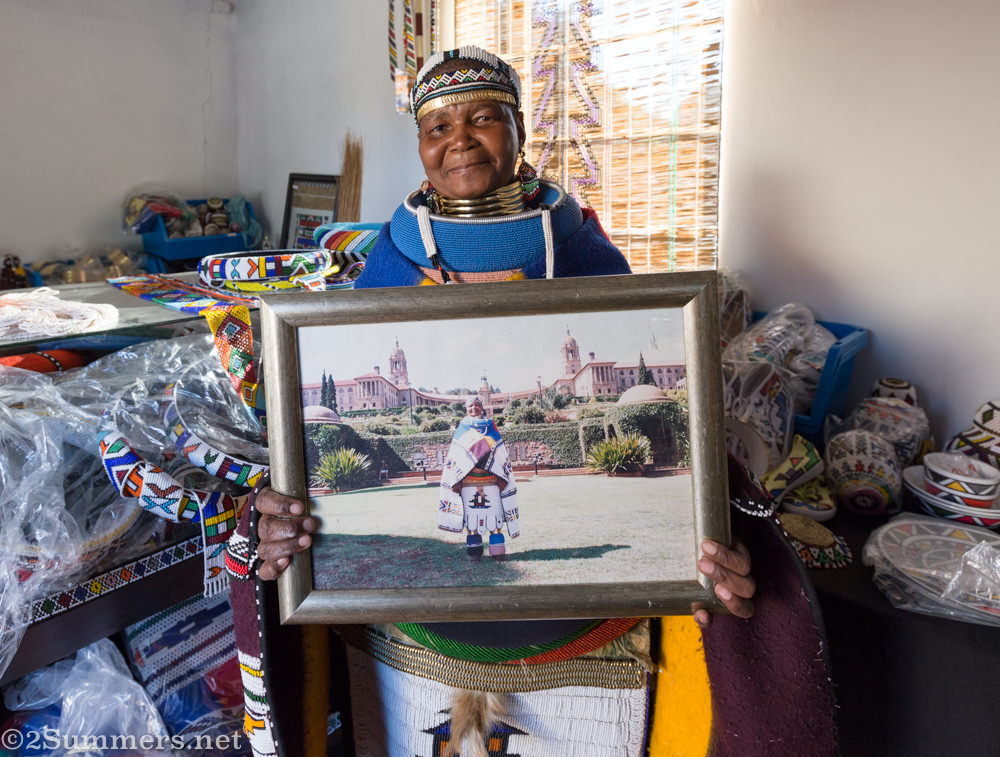 Mama Sophie with her photo