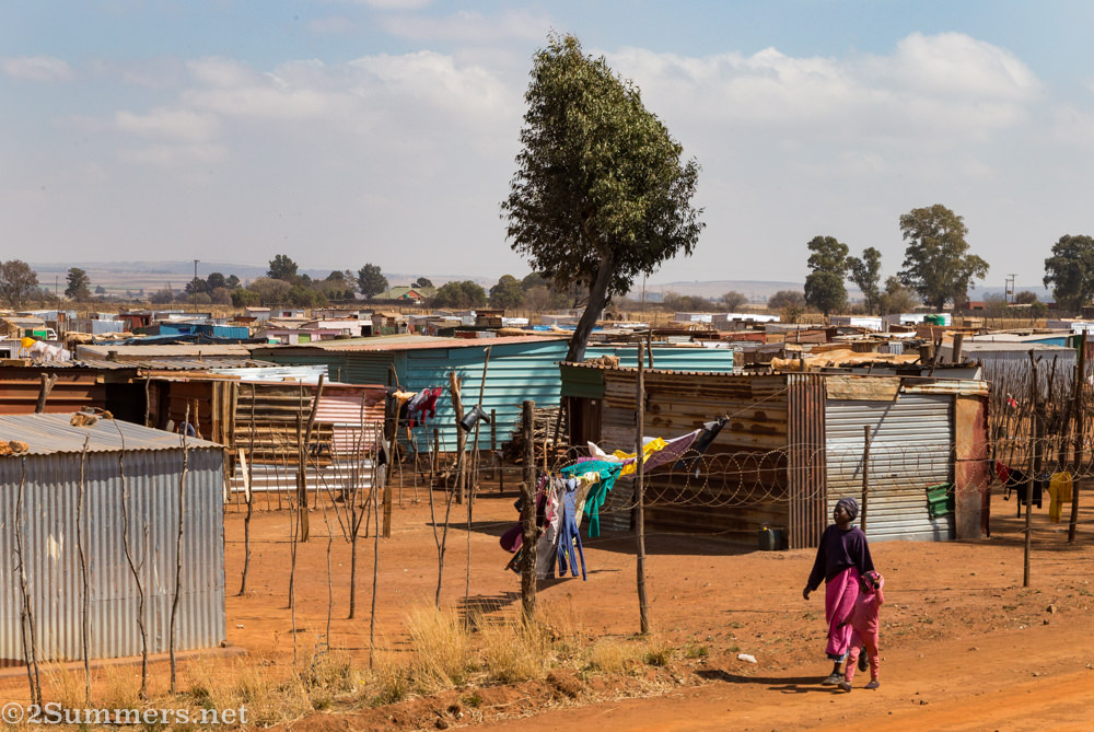 Settlement where the train stopped