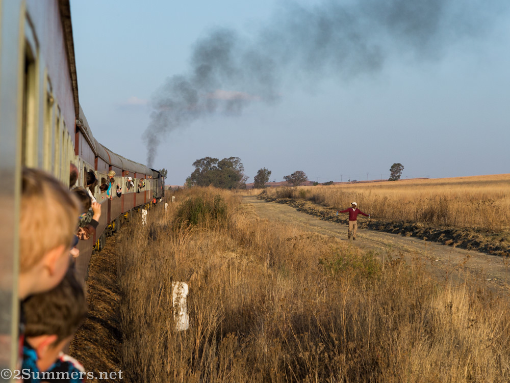 Train chugging along