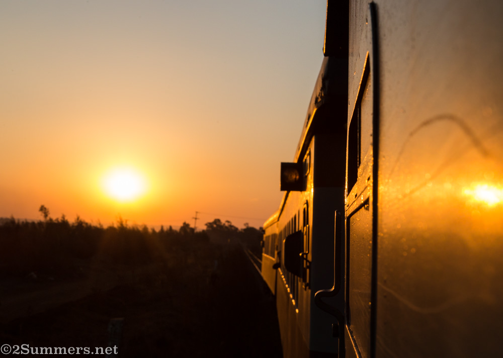 Sunset on the Magaliesburg Express