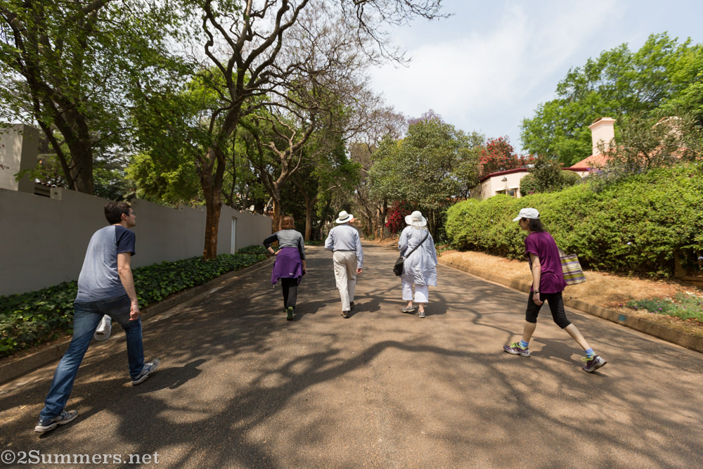 Walking through Forest Town on Heritage Weekend
