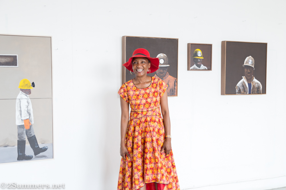 Maureen, wife of Sam Nhlengethwa